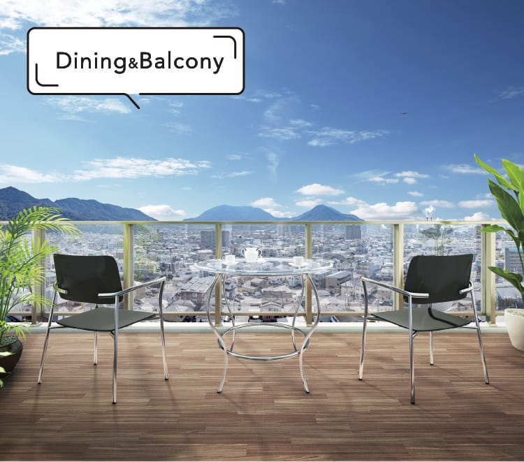 Dining & Balcony